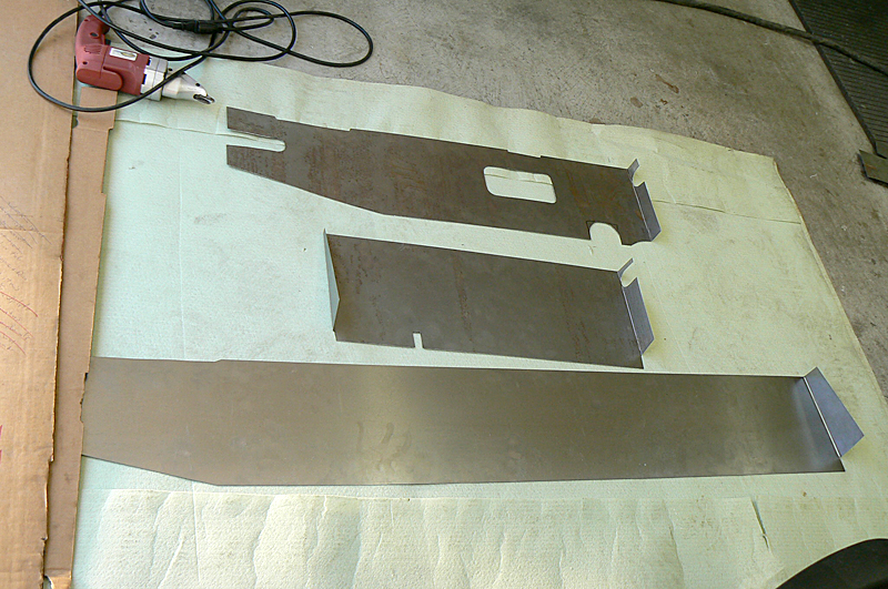 firewall completed on this custom chevy vega