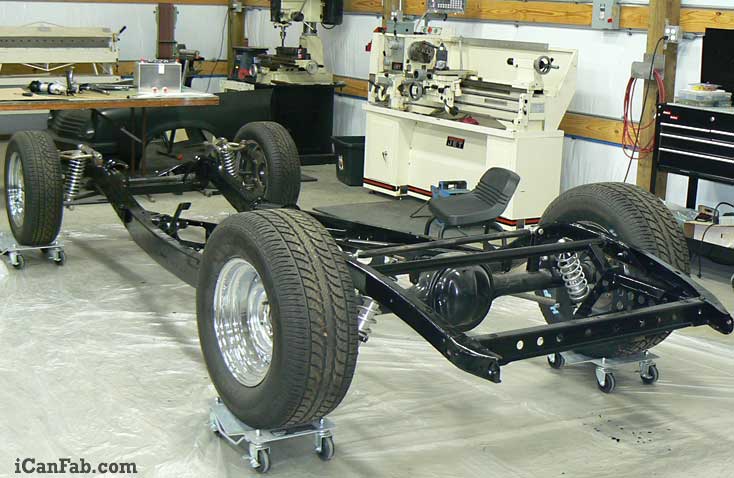 The 36 Coupe Get's Frame Painted